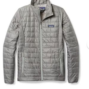 New without tags Patagonia nano puff grey jacket